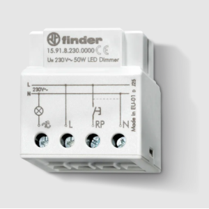 Varialuce-dimmer falso polo da incasso 100w  159182300000