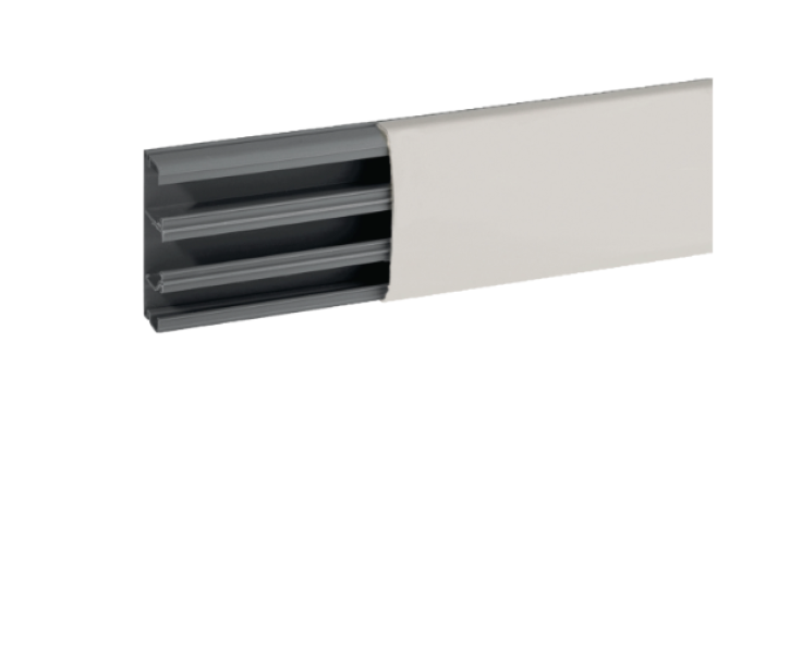 Canale cornice a 3 scomparti 68,5x22,5mm bianco TCN W Bocchiotti B09651