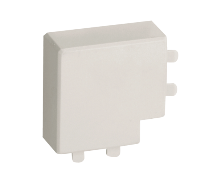Angolo piano per minicanali TMC / TMU bianco APM 22x10mm W Bocchiotti B03216