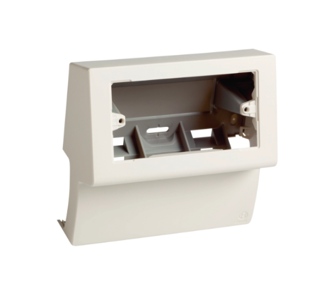 Scatola porta apparecchi universale 4-3 moduli linea TCN bianco SCNI 4-3 W B03587