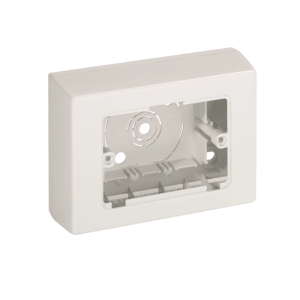 Scatola porta apparecchi universale 3 moduli 43mm linee tmc/tmu bianco srmn w  b05181