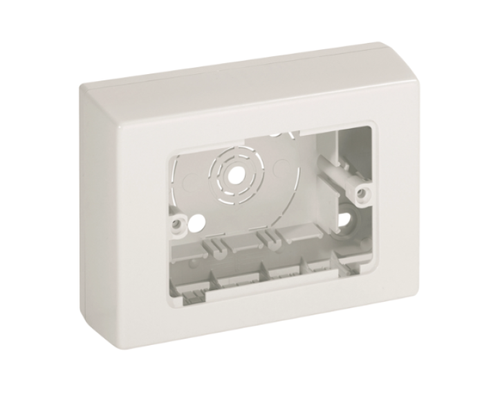 Scatola porta apparecchi universale 3 moduli 43mm linee TMC/TMU bianco SRMN W Bocchiotti B05181