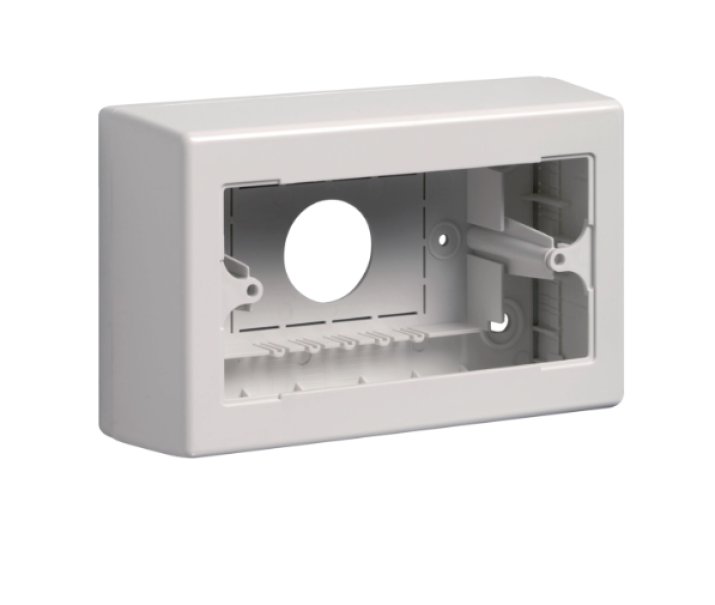 Scatola porta apparecchi universale 4-3 moduli linee TMC/TMU bianco SMN 4-3 W Bocchiotti B06808