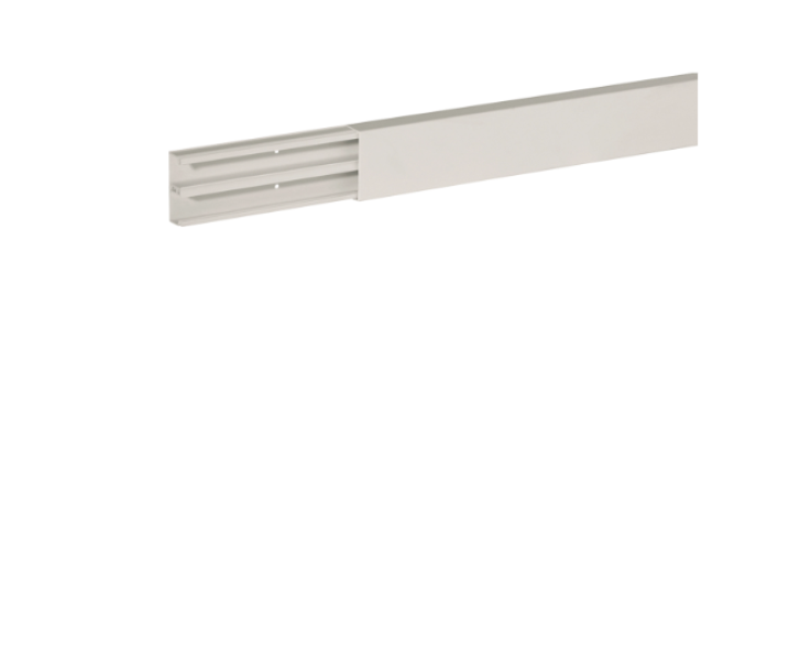 Minicanale monoscomparto con coperchio avvolgente bianco TMU 40/2x17 W Bocchiotti B09603