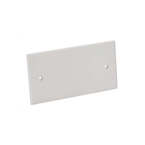 Coperchio ribassato rettangolare 4 moduli con viti bianco ip40  63994