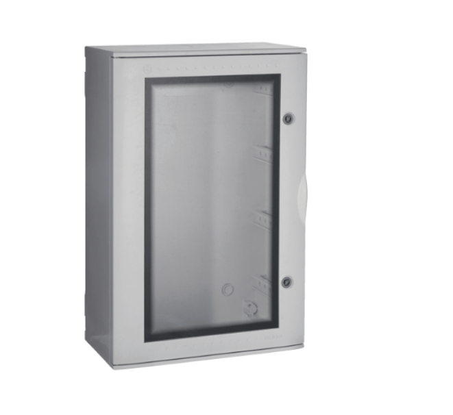 Quadro in vetroresina oblu00f2 650x430x210mm IP66 72M grigio Pedro VTR 04 OBLO' Bocchiotti B04624