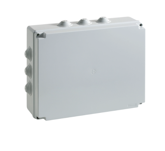 Cassetta di derivazione IP55 grigia 380x300x120 viti metalliche IP55 07 VM Bocchiotti B04837