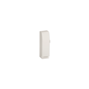 Terminale sinistro per canale battiscopa 81x22mm tbn bianco lsbn wb03276