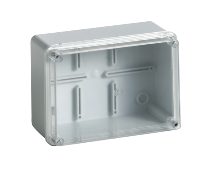 Cassetta di derivazione trasparente 150x110x70 viti metalliche IP56 03 TRASP VM Bocchiotti B04853