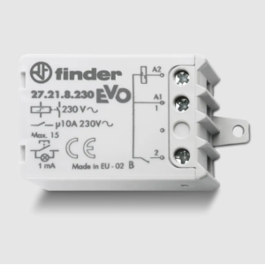 Relè ad impulsi 1 no 10 a bobina ac 230 v con limitatore di potenza  272182300000