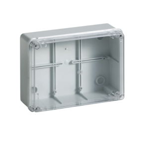 Cassetta di derivazione trasparente 190x140x70 viti metalliche ip56 04 trasp vm  b04854