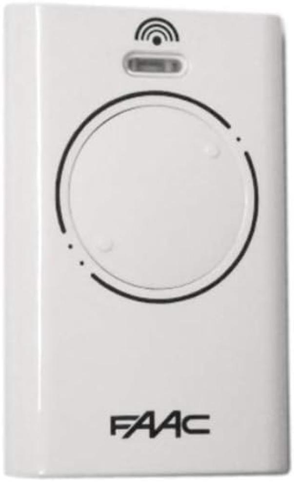 radiocomando faac xt2 868 slh trasmettitore doppio canale bianco