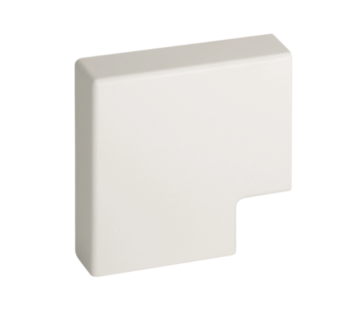 Angolo piano per minicanali TMC / TMU bianco RAL 9001 APM 40x17mm W Bocchiotti B03266