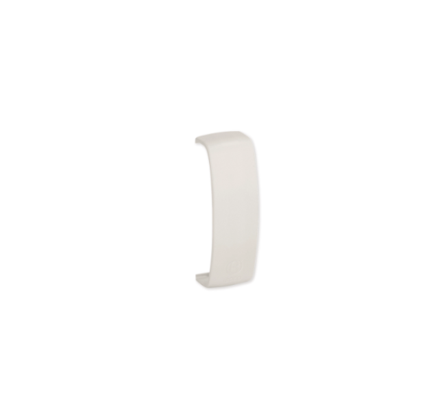 Giunto coperchio per canale cornice TCN bianco GCN W bianco RAL 9001 Bocchiotti B03285