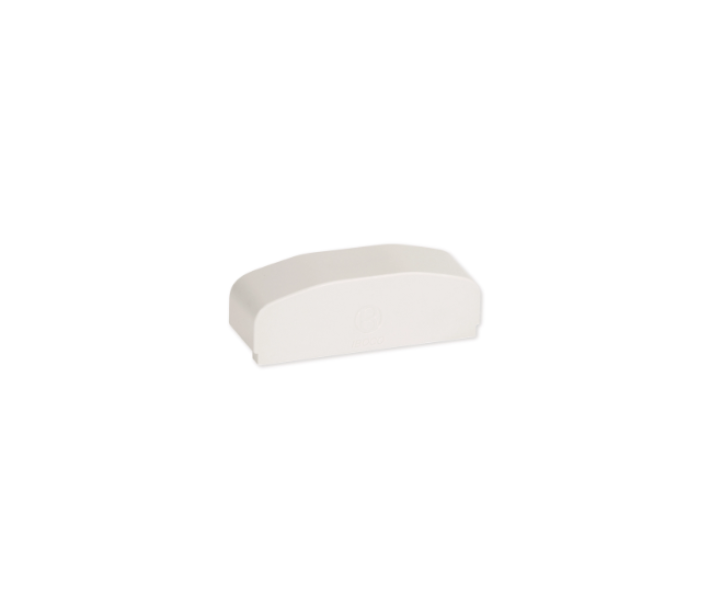 Terminale 68x22mm  per canale cornice TCN bianco LCN W Bianco RAL 9001 Bocchiotti B03279