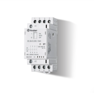 Contattore modulare  25a 4no 230v ac/dc con indicatore led   223400244320