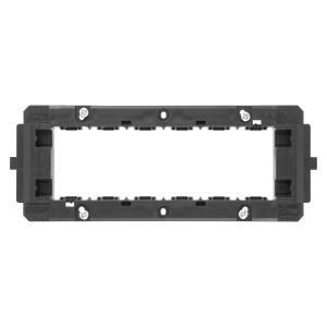 Supporto 6 posti placche top system / virna / classic system  gw24230
