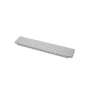 Pannello cieco 1 unità per armadi rack 19" in acciaio grigio  28350
