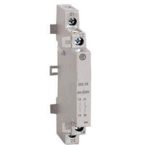 Contatti ausiliari  02235 – 1no + 1nc per contattori serie 22.32 e 22.34  02235