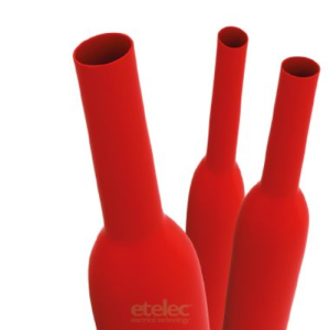 Guaina termorestringente 12,7mm rossa 1mt a basso spessore per diametro cavo 6,4 - 12,7mm  gt1121
