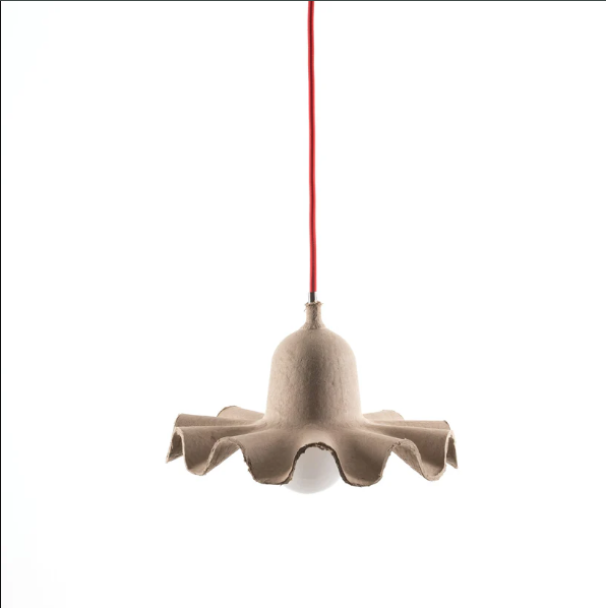 Lampada da soffitto in carta Egg of Columbus D 26.6 cm Seletti 07906