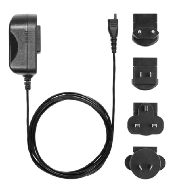 Alimentatore internazionale 100-240 V AC / 6,3 V DC con 4 adattatori per strumenti di misura e analizzatori di combustione  Testo 0554 1096
