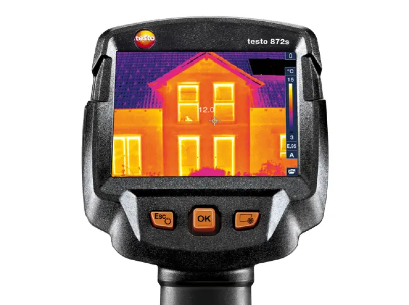 Kit Termocamera a infrarossi professionale 50 mk 320x240 px con WiFi e Bluetooth 883 Testo 0560 8725