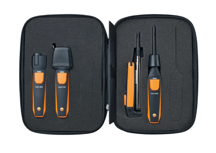 Kit Smart Probes Ventilazione HVAC per Ventilazione, Umiditu00e0 e Temperatura con Controllo via App Testo 0563 0003 10