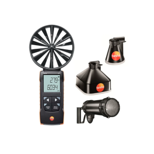 Kit 2 anemometro a elica 417 con imbuti e rettificatore di flusso per hvac  0563 2417