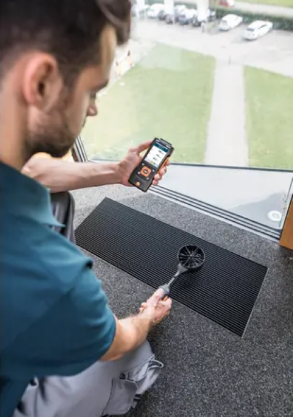 Kit ad elica Testo 440 100 mm con sensore Bluetooth per misurazione velocitu00e0 aria codice 0563 4403