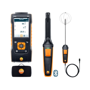 Kit  440 comfort indoor con sonda co₂ termoigrometrica e turbolenza per analisi qualità aria interna  0563 4408