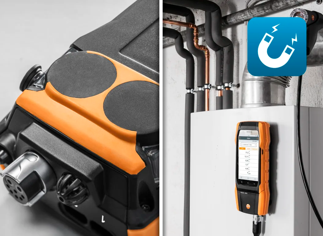 NEXT LEVEL Kit 1 con NO/NOx Testo 300  Analizzatore di Combustione con Sensori Ou2082, CO fino a 4000 ppm e NOx Testo 0564 3002 74