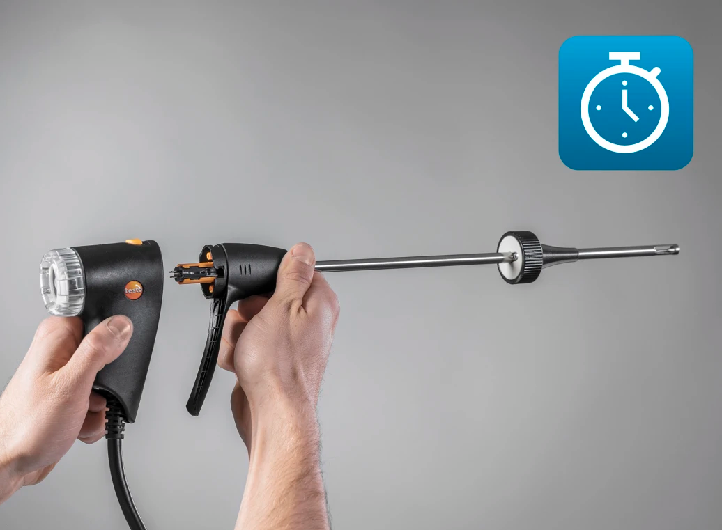  NEXT LEVEL Kit Smart 2 Testo 300 Analizzatore  di Combustione con Sensori Ou2082 e CO fino a 4000 ppm Testo 0564 3002 99