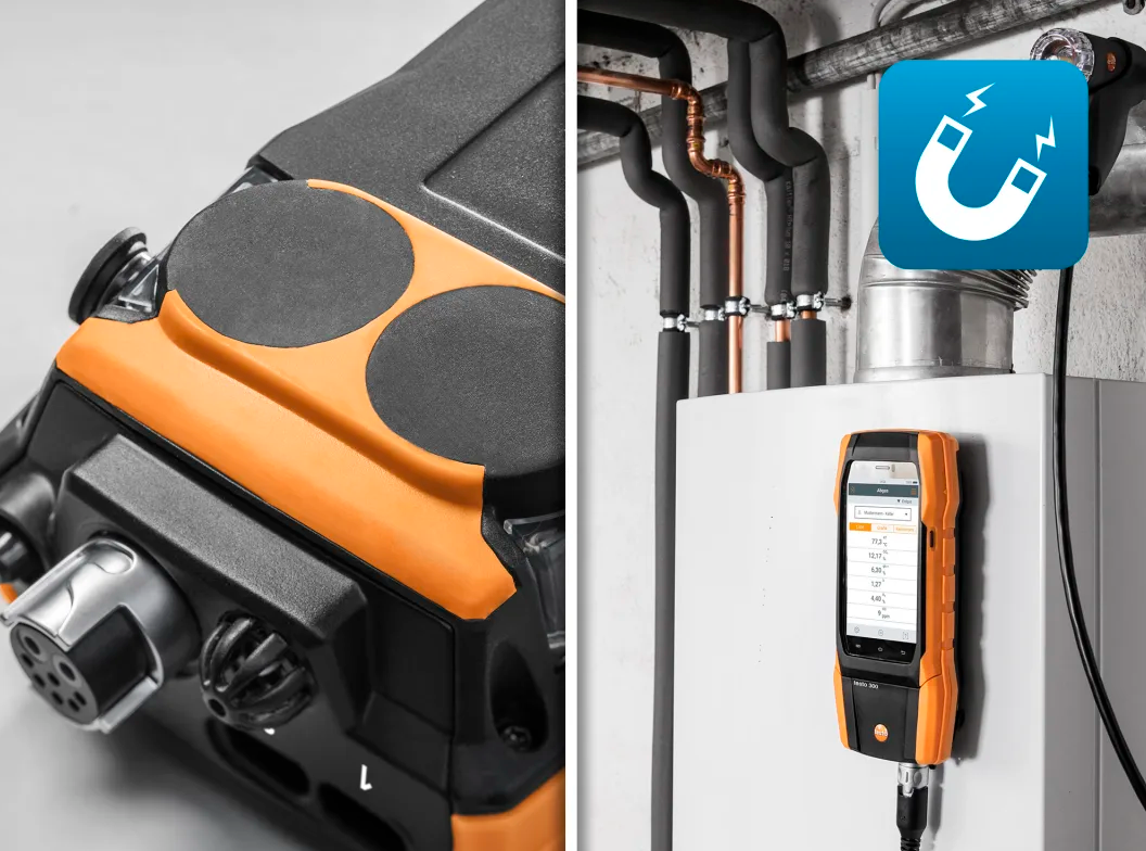 Analizzatore di Combustione Testo 300LL Longlife con Stampante Sensori Ou2082, CO Hu2082-compensato fino a 30.000 ppm e NOx Testo 0564 3004 84