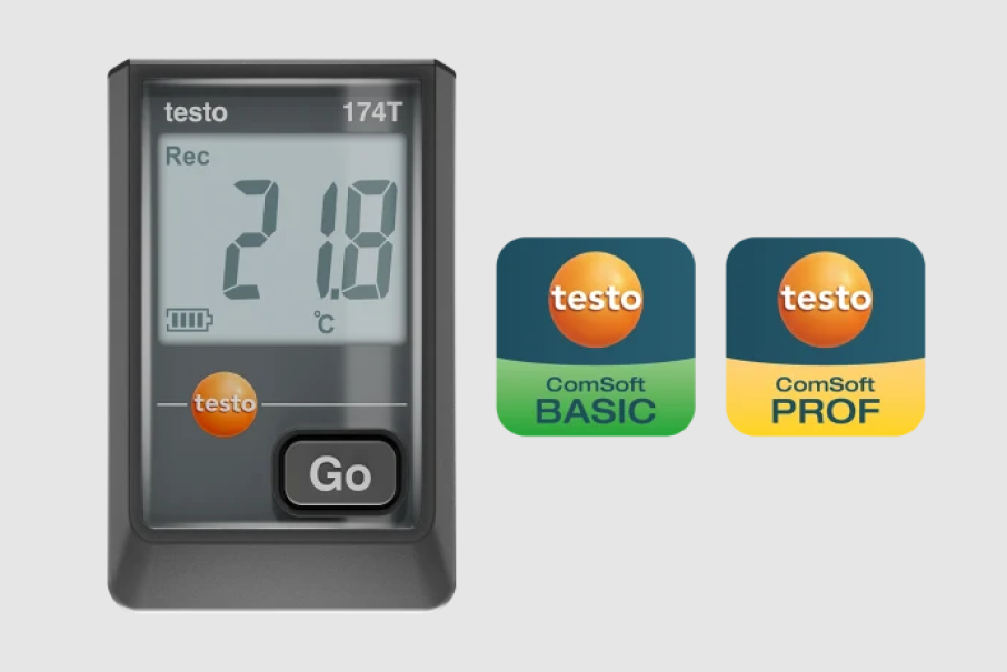 Mini data logger di temperatura con USB-C e software PC 174 T Testo 0572 1740 02 
