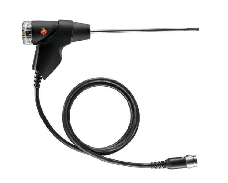 Sonda compatta per analizzatori fumi - lunghezza 180 mm, D 6 mm, Tmax. 500u00b0C Testo 0600 9740 