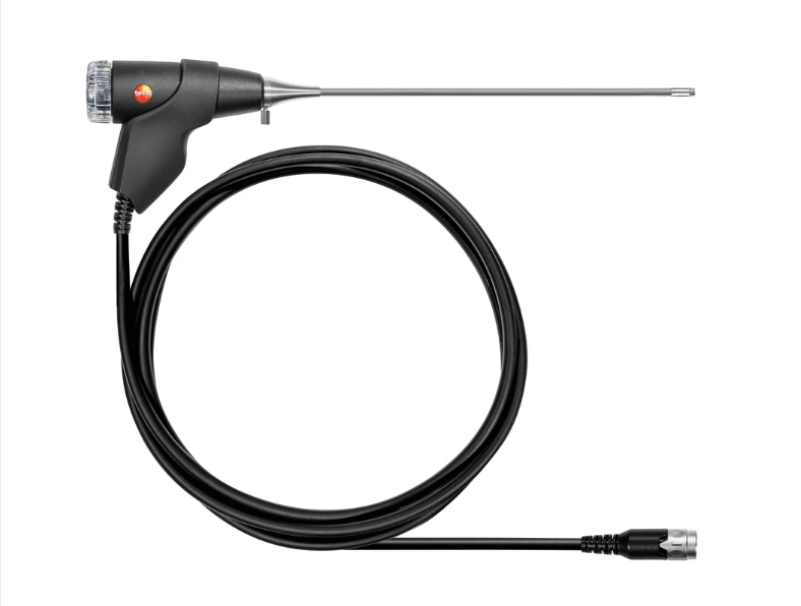 Sonda compatta per gas combusti, lunghezza 300 mm, D 6 mm, Sonda di base per gas combusti, 300 mm, D 6 mm, Tmax 500 u00b0C Testo 0600 9741