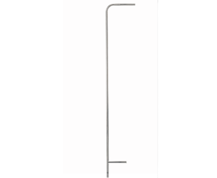 Tubo di Pitot in acciaio inox, lunghezza 500 mm, D 7 mm per misurare la velocitu00e0 dellu2019aria Testo 0635 2045