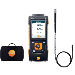 Kit  404 con sonda a elica d 16 mm, digitale con cavo per misurare nel condotto di ventilazione  0563 4401