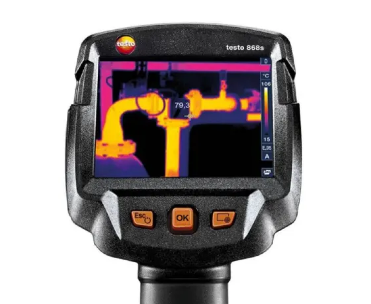 kit termocamera 80mK 160x120 868s con app e supeResolution 320 x 240 Testo 0560 9684