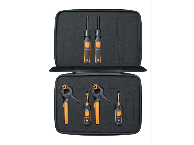 Kit Testo Smart Probes  Manometri, Termometri e Igrometri Bluetooth per HVAC/R, App Smart, Range -40u202fu202f+150u202fu00b0C / -1u202fu202f60u202fbar Testo 0563 0002 41