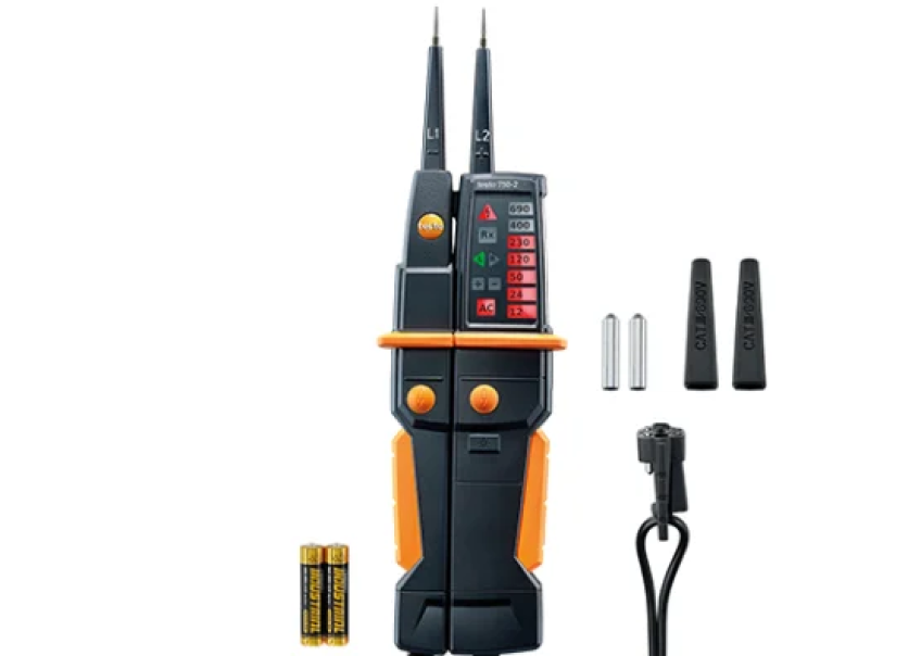 Tester tensione check fasi 750-2 Testo 0590 7502