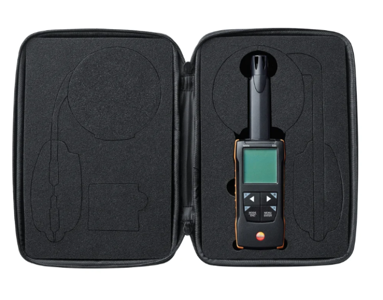 Misuratore COu2082 Digitale Testo 535 Range 0u201310000 ppm, Sensore IR, App Smart, Allarme Acustico Testo 0563 0535