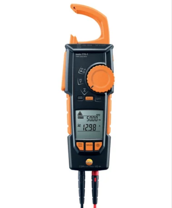 Pinza Amperometrica Digitale True RMS 770-1 Multimetro Professionale AC/DC fino a 400 A Testo 0590 7701