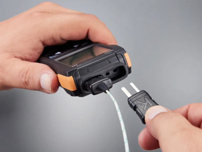 Termometro Differenziale tipo 922 con 2 Canali Tipo K, Misura fino a +1000 u00b0C, Bluetooth e App Smart Testo 0563 0922