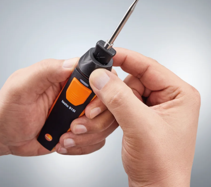Sonda di Temperatura  Tipo K, Impermeabile con Punta Tonda per Superfici, -60/+400u202fu00b0C Testo 0615 1712
