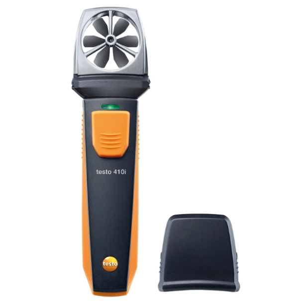Anemometro a Elica Bluetooth 410i Misura Velocitu00e0 Aria, Portata e Temperatura con App Testo 0560 1410