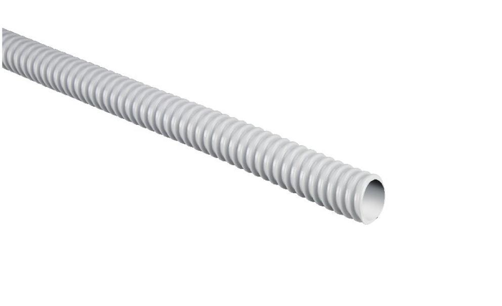 Guaina Elettrocanali ECGFE25 u2013 spiralata flessibile u00d825 mm u2013 30u202fm u2013 PVC grigio
