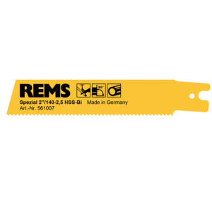 Lame speciali 2″ 140 mm per acciaio 5 pezzi hss-bi  561007 r05
