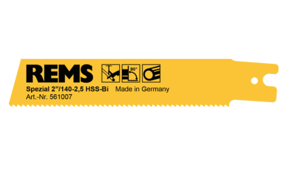 Lame Speciali 2u2033 140 mm per acciaio 5 pezzi HSS-Bi Rems 561007 R05
